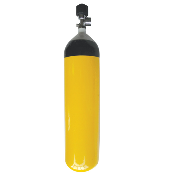 [] Spare Compressed Air Cylinder 6L & Valve 300bar Assembled, with air image
