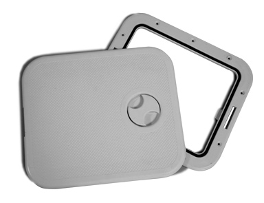 [] INDUSTRIAL Access Hatch w/Detach.Cover316x360mm,Grey image