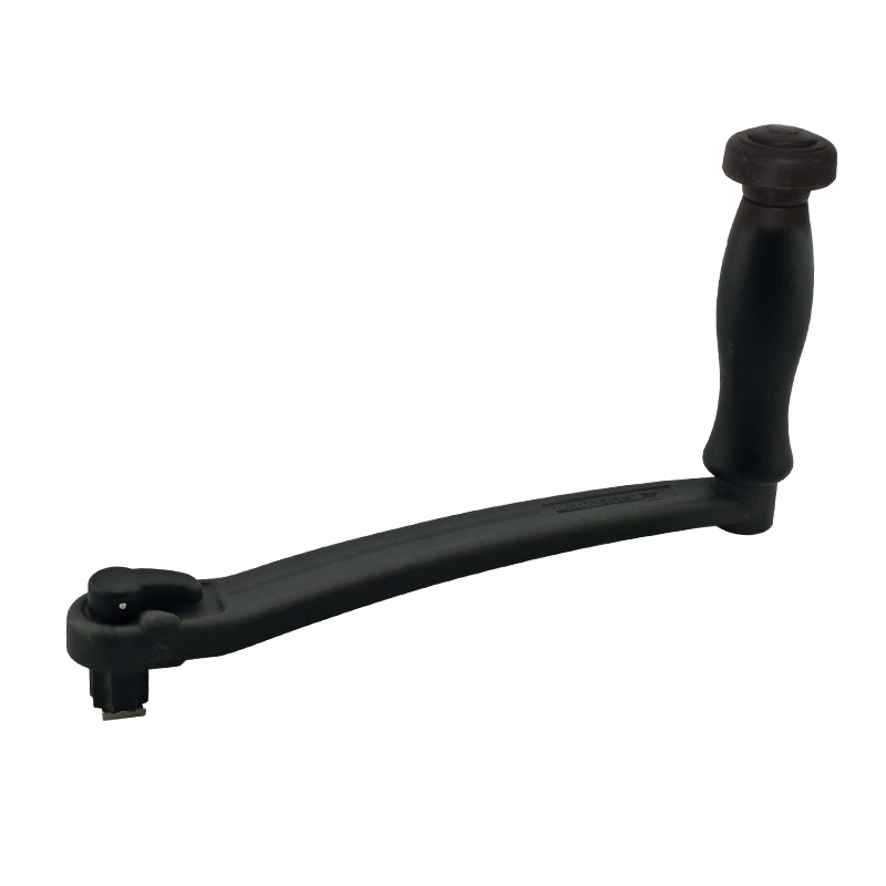 [] Lofrans' Winch Handle, Anodised Aluminium, with lock and speed handle, 20cm, Black image