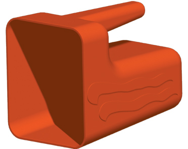 [] Bailer for water removing, 2,5lt, 158x128x215mm, orange image