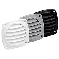 [] Ventilation Shaft Grilles Cover, 82x82mm, White image