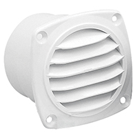 [] Ventilation Shaft Grilles Ø65-70mm, White image