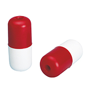 [] Surface Float w/Hole, Cylindrical, Ø60x140mm, Wh-Red image