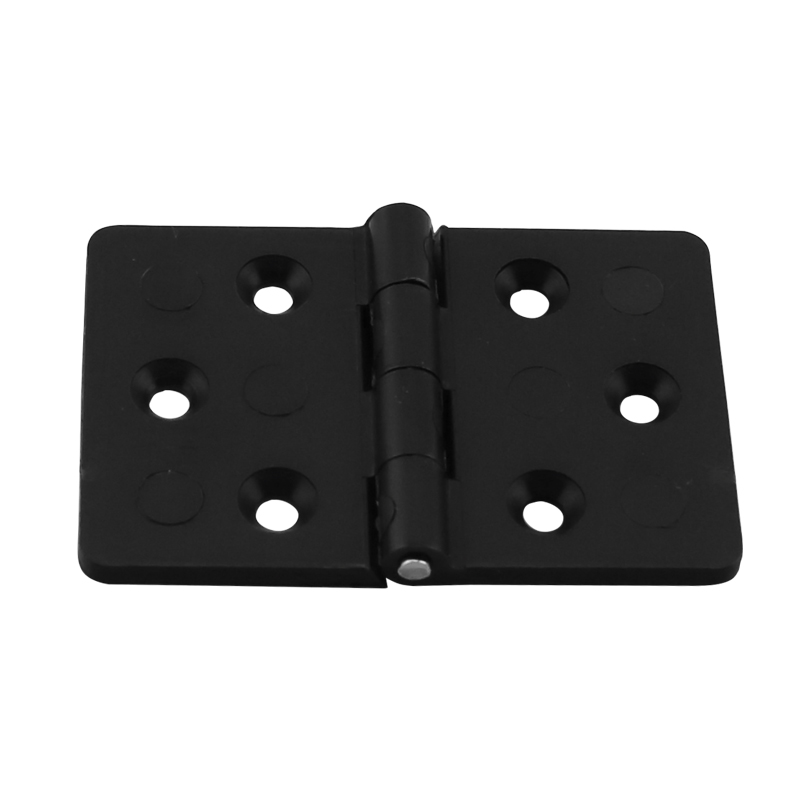[] Hinge Polyamide, Rectangular 60x40x3mm, Black image