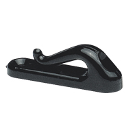 [] Hook Spinnaker Small, Max Rope Ø6mm,L.55mm Black image