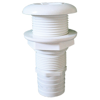 [] Thru-Hull EasyMount 1 1/2'', f/Hose Ø38mm -1 1/4''Wh image