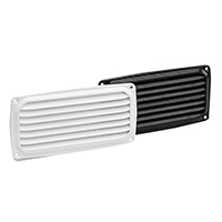 [] Ventilation Shaft Grilles Cover, 200x100x8mm, Black image