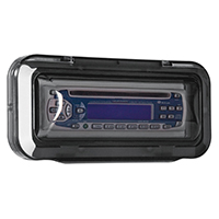 [] Univ.Case Cover f/ Radio/CD , Curved, Smoked Transparent image