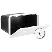 [] TOP LINE Storage Hatch with Lock, White, 353x606mm image