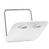 [] TOP LINE Hatch, White, 370x375mm, ISO12216 image
