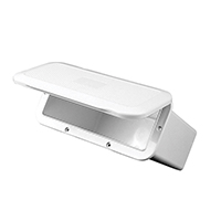 [] Utility Storage Hatch, w/Lid, 104x235x165mm, White image