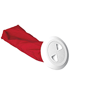 [] Inspection Hatch, w/Removable bag, White, Int.Ø108mm image