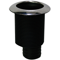 [] Thru-Hull 1 ½'' w/Displ.HoseBarb Ø31mm Inox Fl. L87mm image