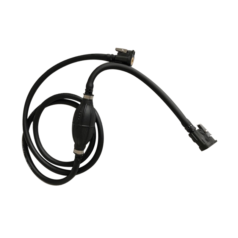 [] Fuel Primer Bulb Ø39mm with Ø8mm Hose, L.2m & connectors for Yamaha Engine image