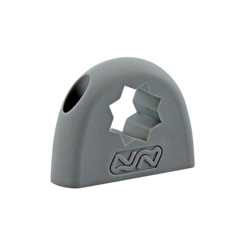 [] Winch Handle Holder, Side Mounted, Glass Reinforced Nylon, L.60mm, W.19mm, H.45mm, Grey image