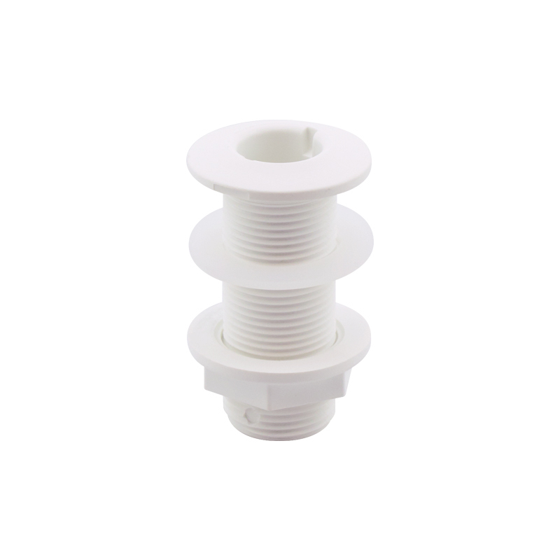 [] Thru-Hull Fitting 1'',w/ Washer, L.87mm, White, ISO image