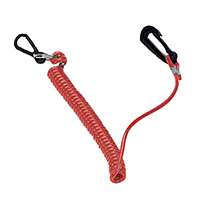 [] Set Kill Switch Key w/Coil Lanyard f/Mar/Mer Eng image