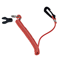[] Set KillSwitch Key w/Coil Lanyard for Tohatsu Eng. image