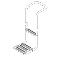 [] Immersed Platform Ladder, Inox 316, L865xW325mm image