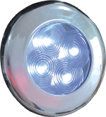 [] AquaLED Downlight, 1W, 12V/24V, waterproof, chrome image