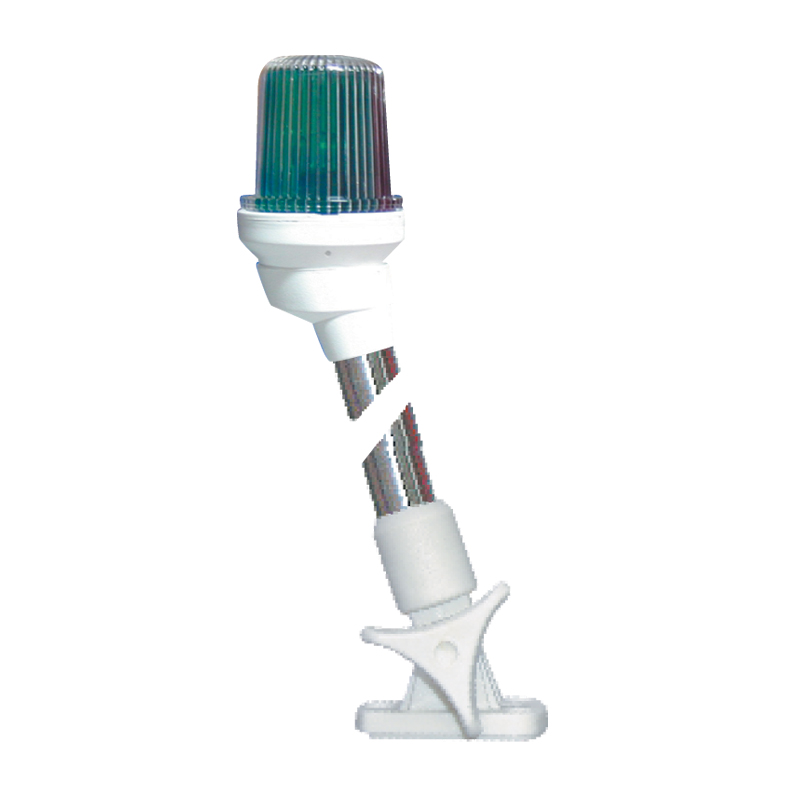 [] Pole Light, Tri-colour, Folding 23cm, with white housing image