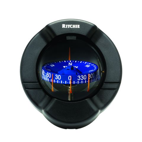 [] Compass Venture SR-2-L, Bulkhead Mount, Blue Dial - Black Case image