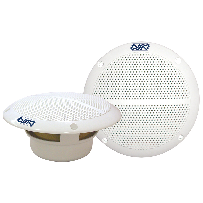 [] Two-way Speakers, 80W, 5 1/4'', White, Set image
