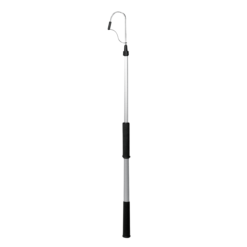 [] Telescopic Gaff w/ Anod. Alumin. Pole Ø30mm, L.830-1240mm & Inox Hook Ø8mmxW.70mm image