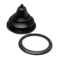 [] Cable Boot w/Screwed Ring, Ø150mm, cut-out Ø120mm, Black image