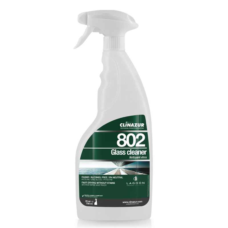 [] CLIN AZUR 802 Glass Cleaner Spray, 750ml image
