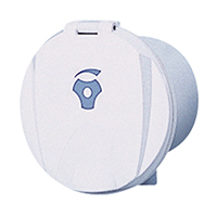 [] Case for Water Tap, w/Lid, Round, White image