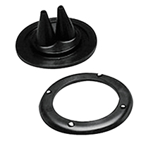 [] Cable Boot Splited w/Screwed Ring, Ø115mm, cut-out Ø105mm, Black image