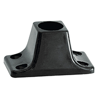 [] Rectangular Socket 90°, f/Tube Ø22mm, Plastic, Black image