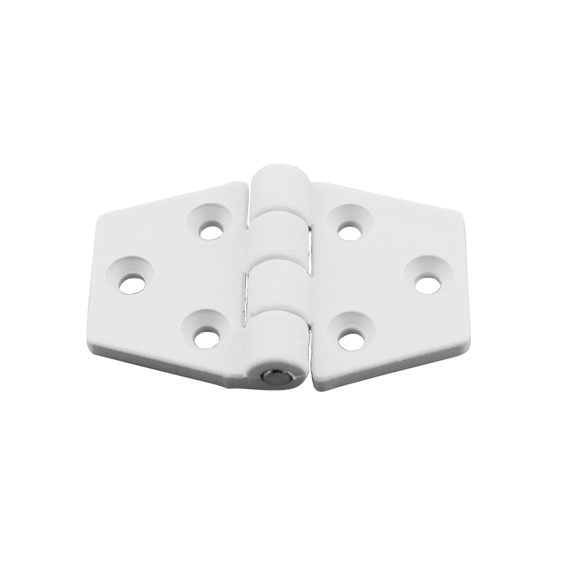 [] Hinge Polyamide,Hexagonal, 63x40x4.5mm, White image