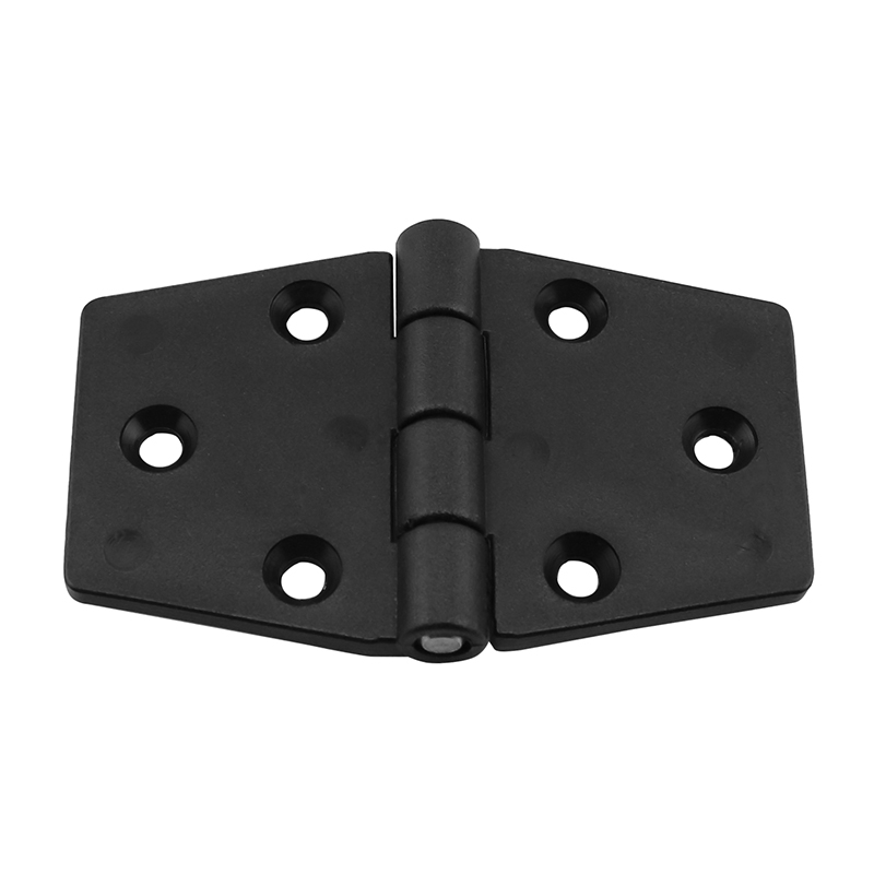 [] Hinge Polyamide, Hexagonal, 95x60x4.5mm, Black image