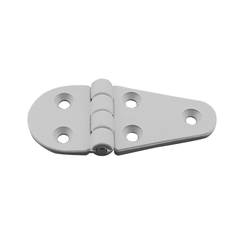 [] Hinge Polyamide, Semi-Oval, 90x40x4.5mm, White image