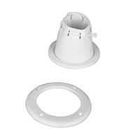 [] Cable Boot Adjustable w/Screwed Ring, Ø105mm, cut-out Ø85mm White image
