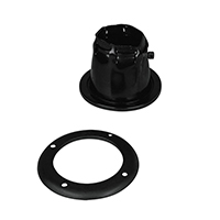 [] Cable Boot Adjustable w/Screwed Ring, Ø105mm, cut-out Ø85 Black image