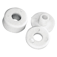 [] Windshield Spacer & Screw Caps White image