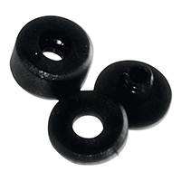 [] Windshield Spacer & Screw Caps Black image