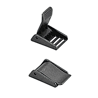 [] Buckle for 25mm Webbing, w/ Notches, Plastic, White image