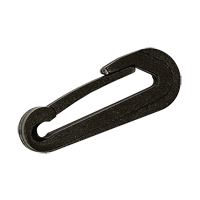 [] Snap Hook Std, L.48mm, f/Ø5mm Cord, Plastic, Black image