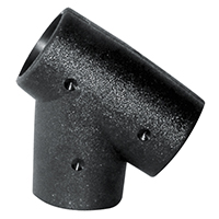 [] T-Fitting, 60°, for Rails Ø22mm, Black image