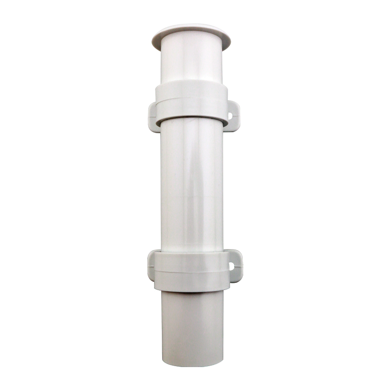 [] Rod Holder, Plastic, SideMount, Ø40mm H.225mm, White image
