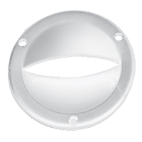 [] Ventilation Clam Shell Cover, Round, Ø87mm, White image