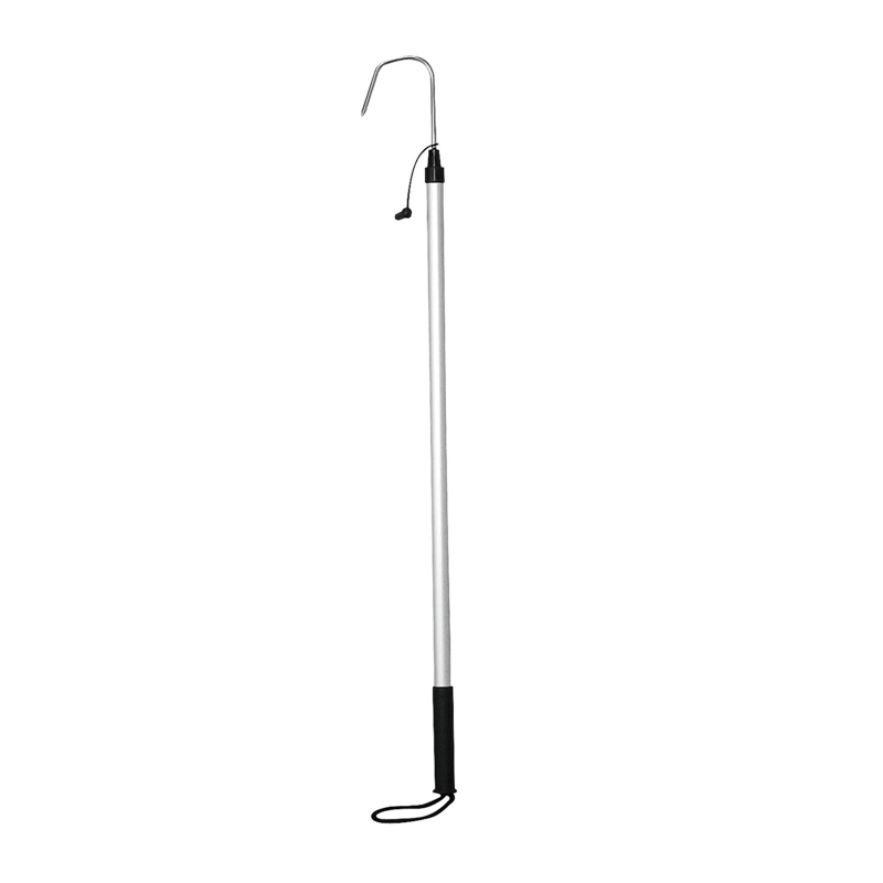 [] Gaff w/ Anod. Alumin. Pole Ø25mm, L.1370mm & Inox Hook Ø8mmxW.100mm image