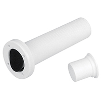 [] Thru-Hull Telesc. w/Non-ret. Valve, Ø51mm, White image