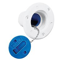 [] Plastic Deck Filler Ø38mm for Water, White image