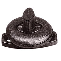 [] Twist Studd & Clinch Plate, Ø29mm, 35x17mm, Black image