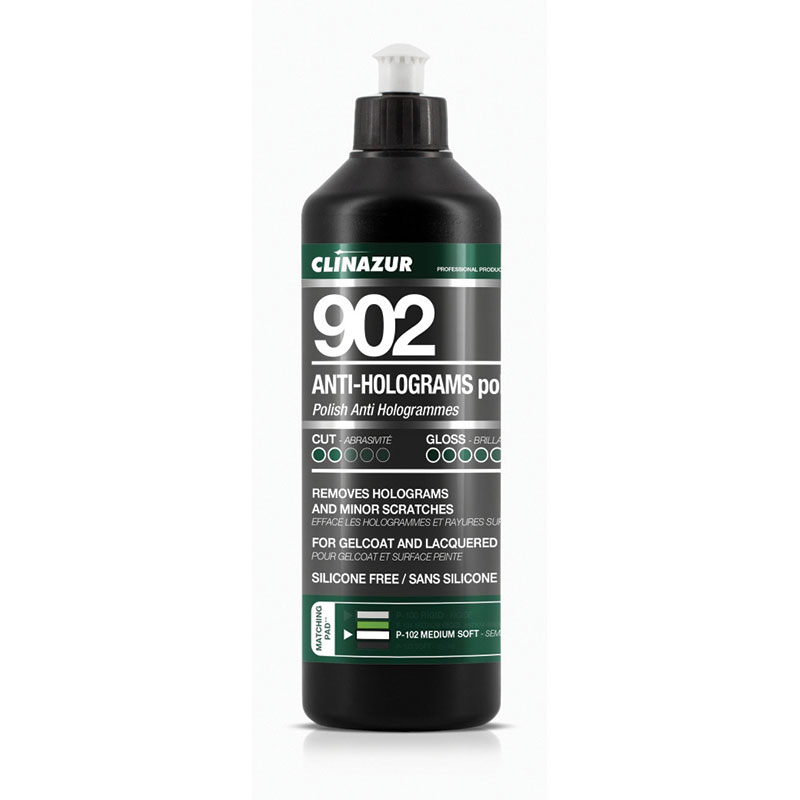 [] CLIN AZUR 902 Extra Fine Polish (Anti- holograms), 500ml image